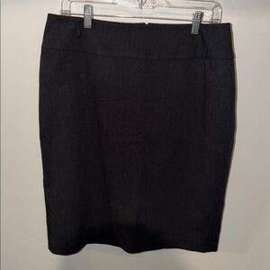 Liz Claiborne Elegant Dark Charcoal Pencil Skirt